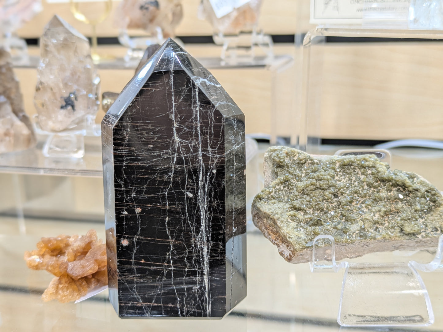 Black Tourmaline Tower- Medium