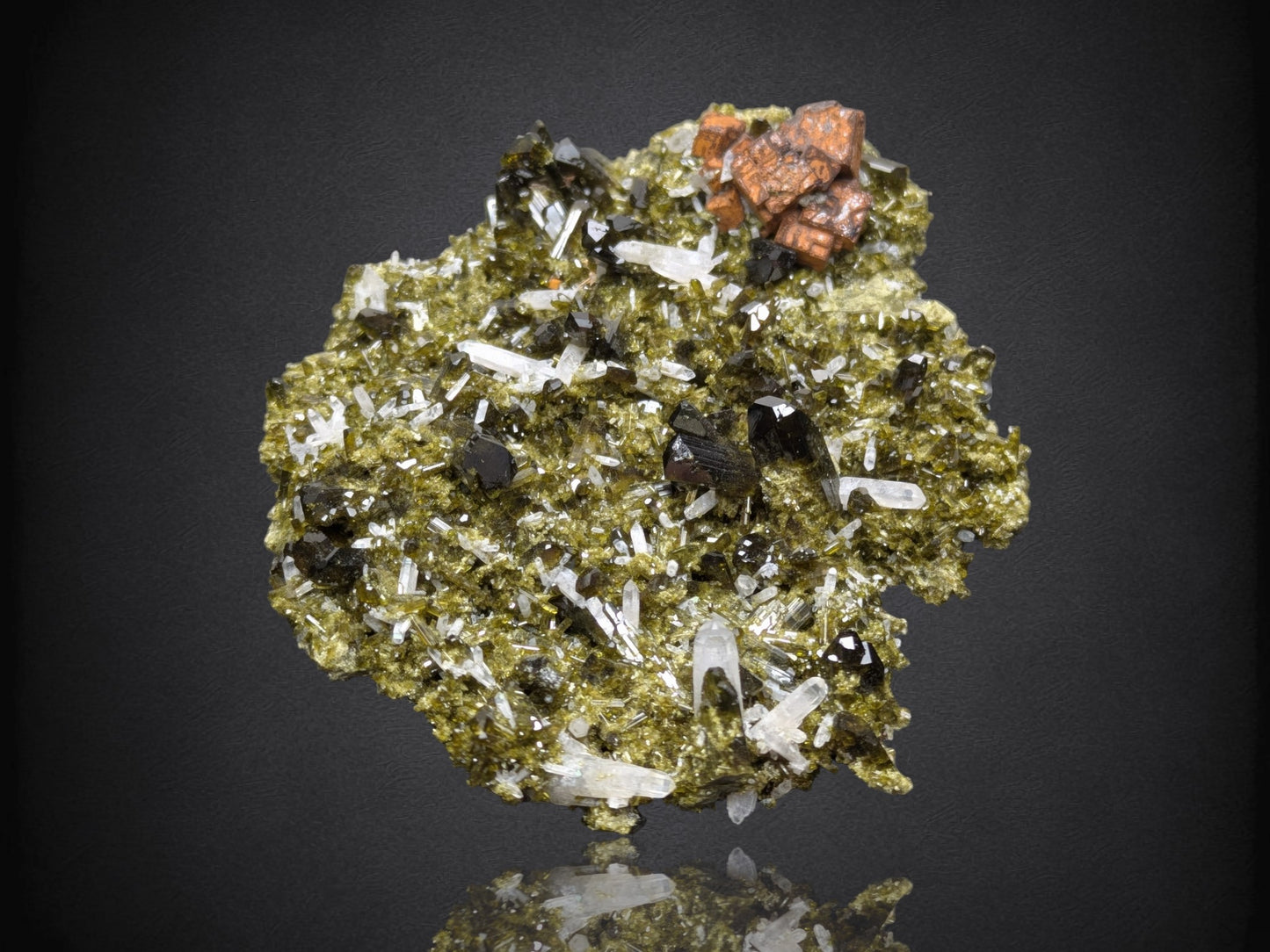 EPIDOTE- La Verde Mine, Cascas District, Gran Chimu Province, Peru