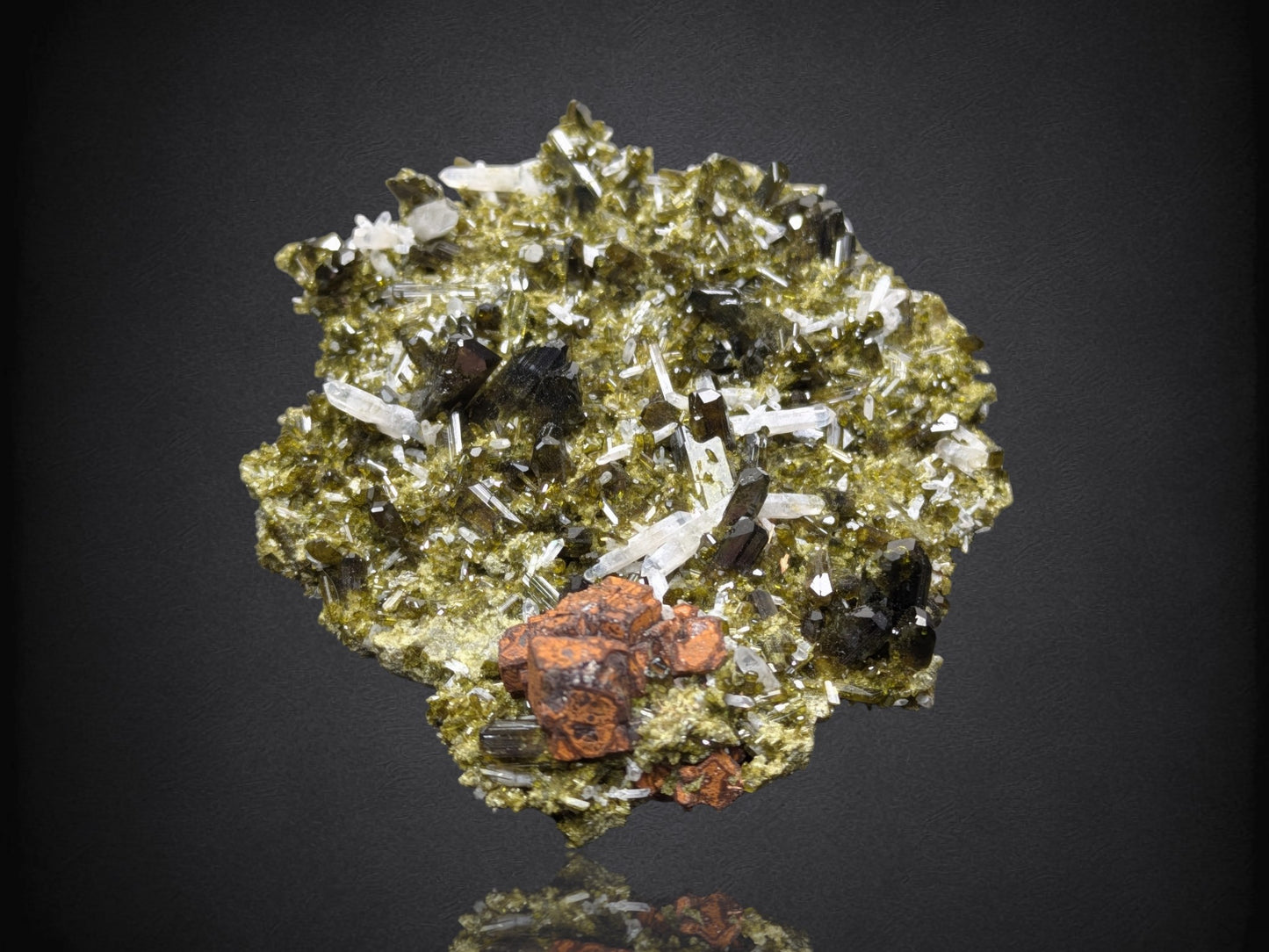 EPIDOTE- La Verde Mine, Cascas District, Gran Chimu Province, Peru
