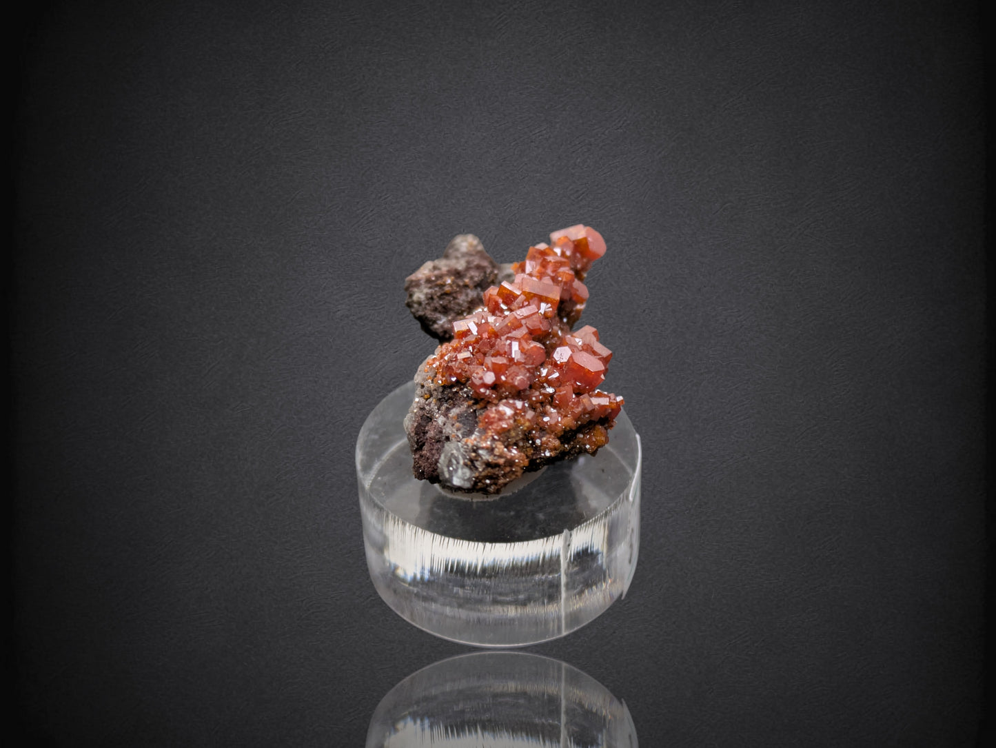 Vanadinite- Mibladen mining district, Midelt Province, Drâa-Tafilalet Region, Morocco