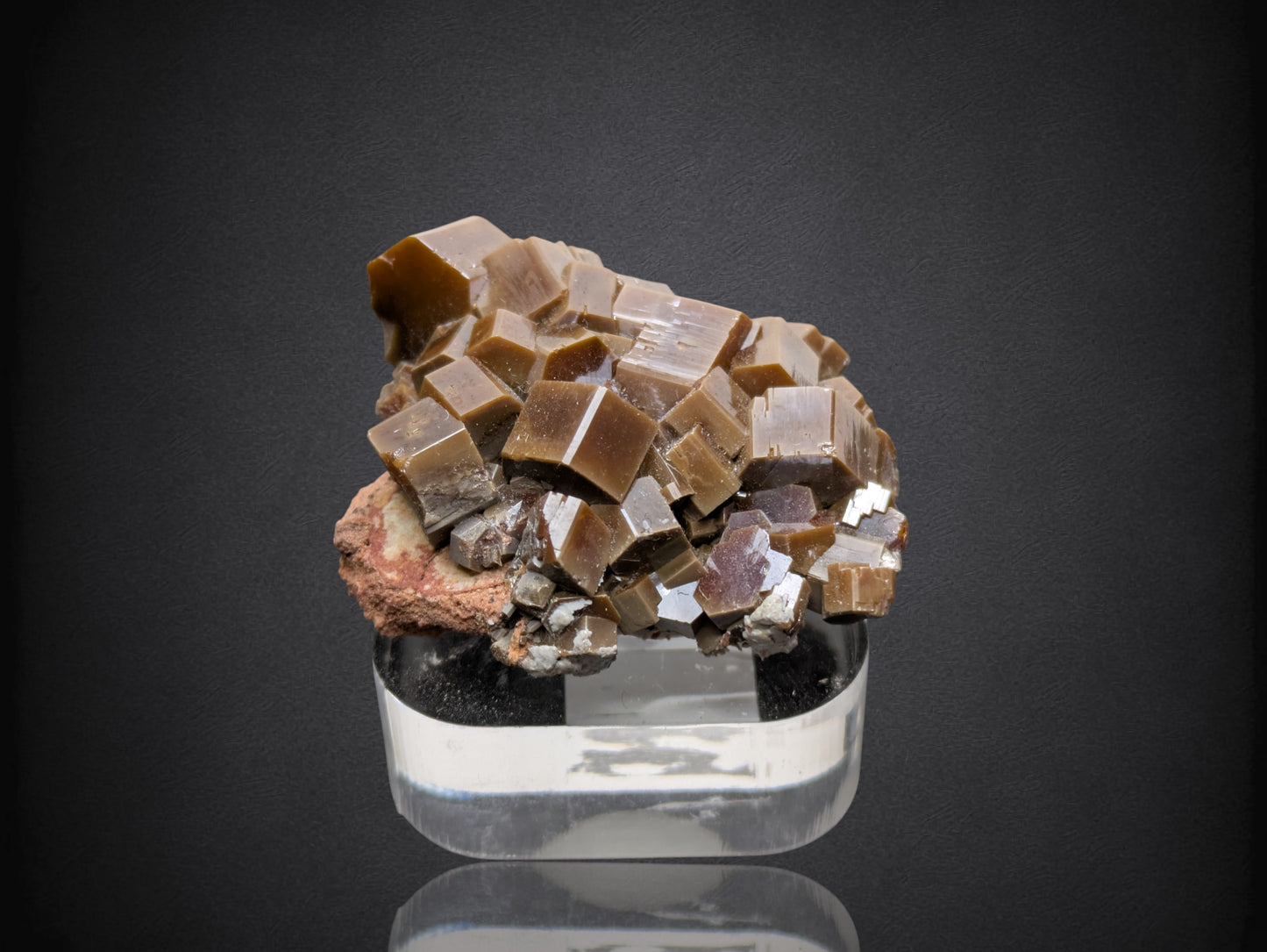 Vanadinite- Mibladen mining district, Midelt Province, Drâa-Tafilalet Region, Morocco