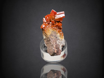 Vanadinite- Mibladen mining district, Midelt Province, Drâa-Tafilalet Region, Morocco