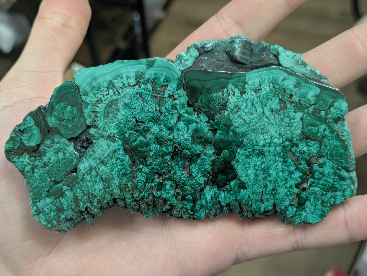 Polished Malachite Slab