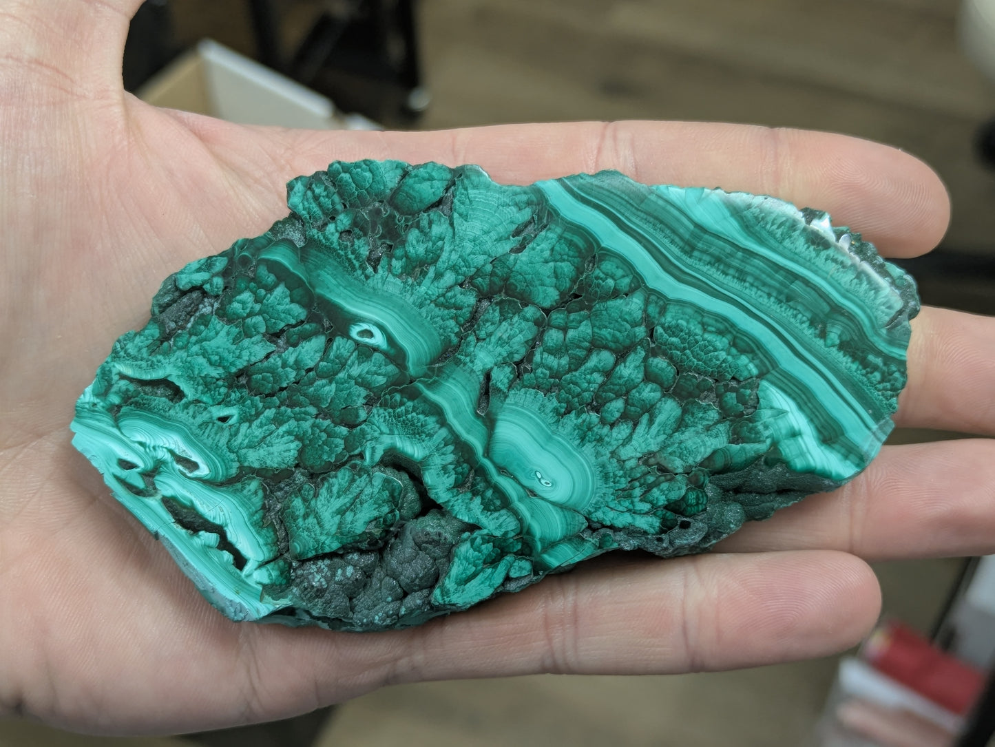 Polished Malachite Slab