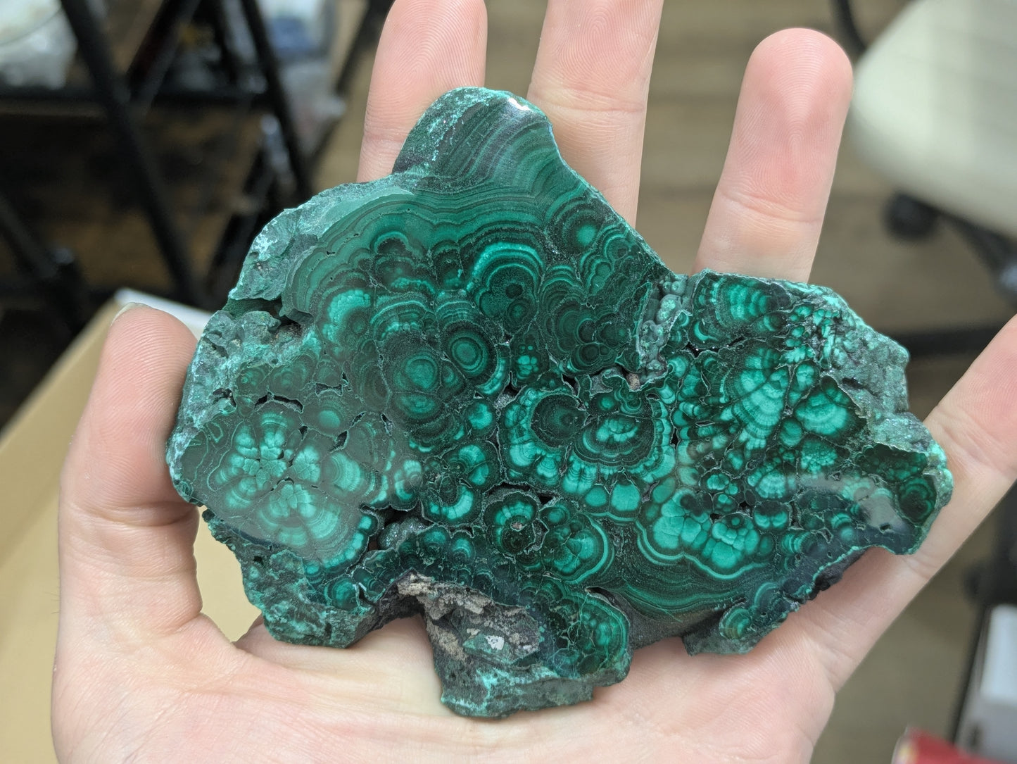 Polished Malachite Slab
