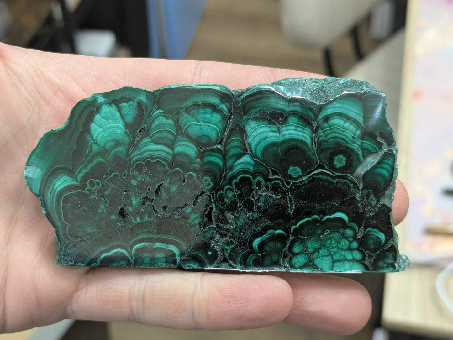 Polished Malachite Slab