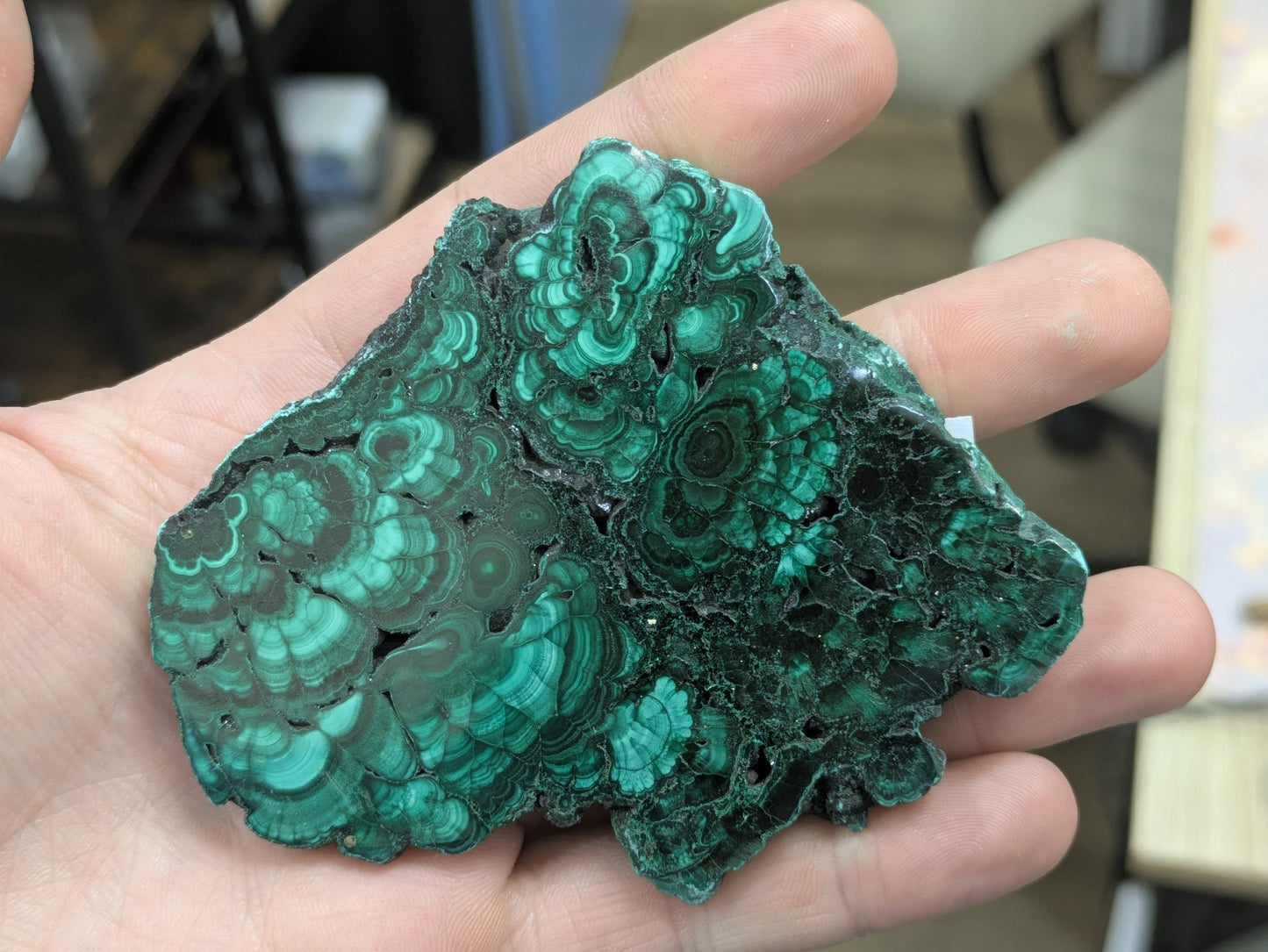 Polished Malachite Slab