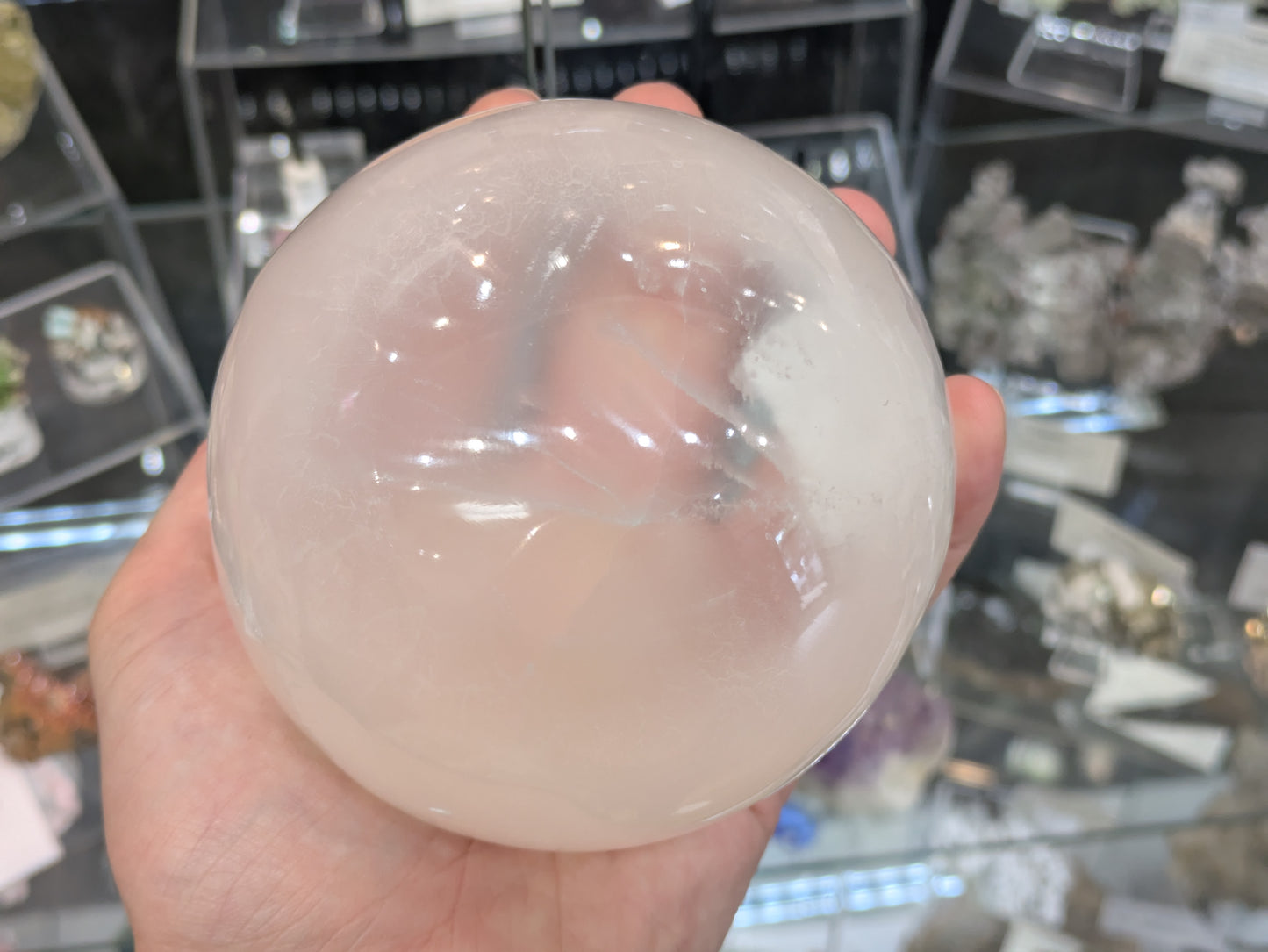 Large Selenite Sphere