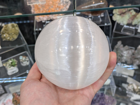 Large Selenite Sphere