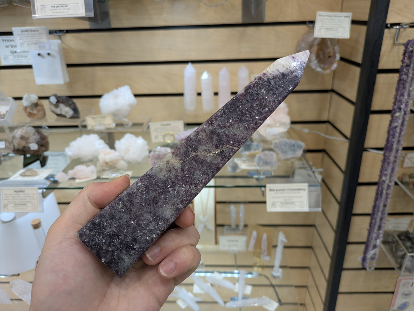 Lepidolite Tower