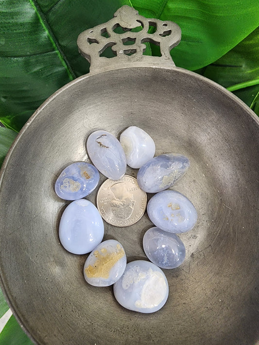 Blue Lace Agate Tumbles