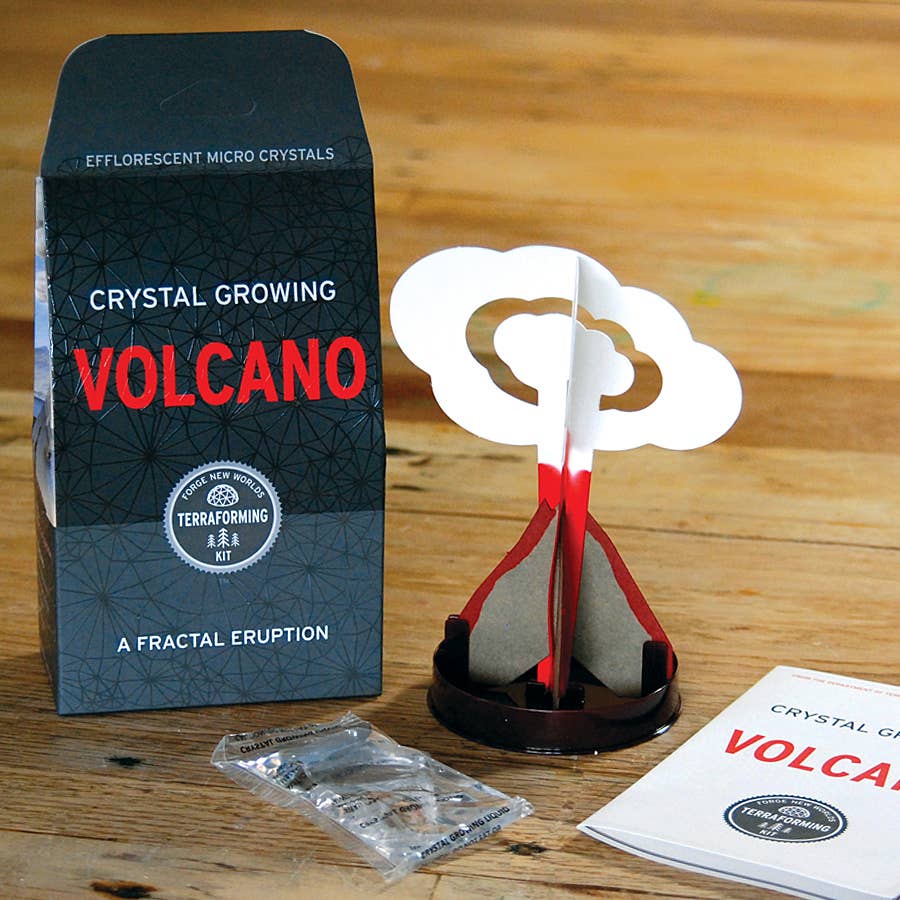 Crystal Growing Volcano | Craft Kit Science Kit – The Crystalary