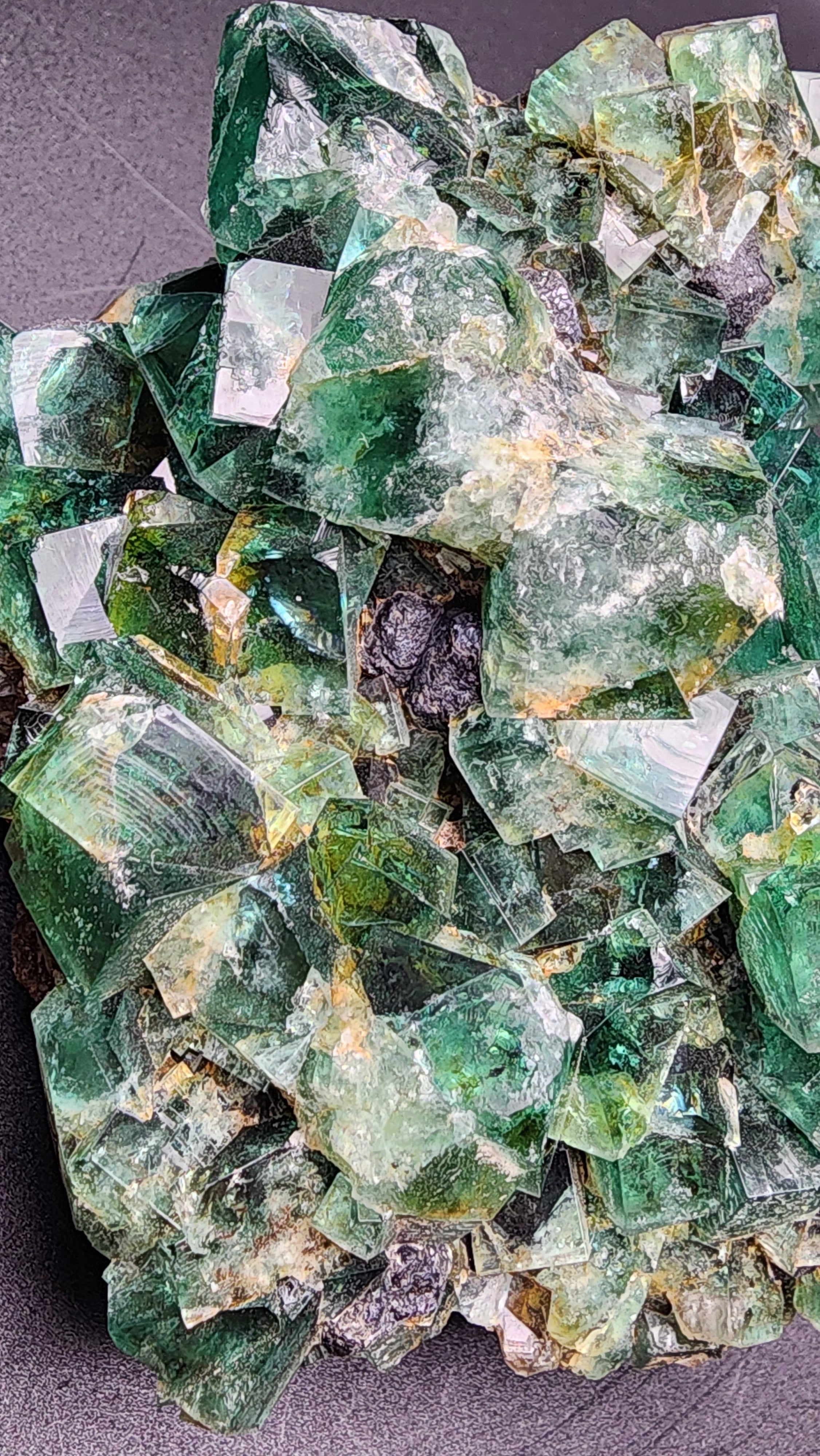 Fluorite w/ Galena- Heavy Metal Pocket, Diana Marie Mine