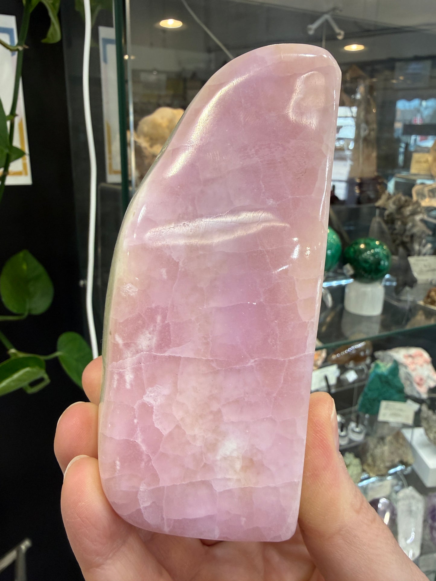 Pink Aragonite Free Form