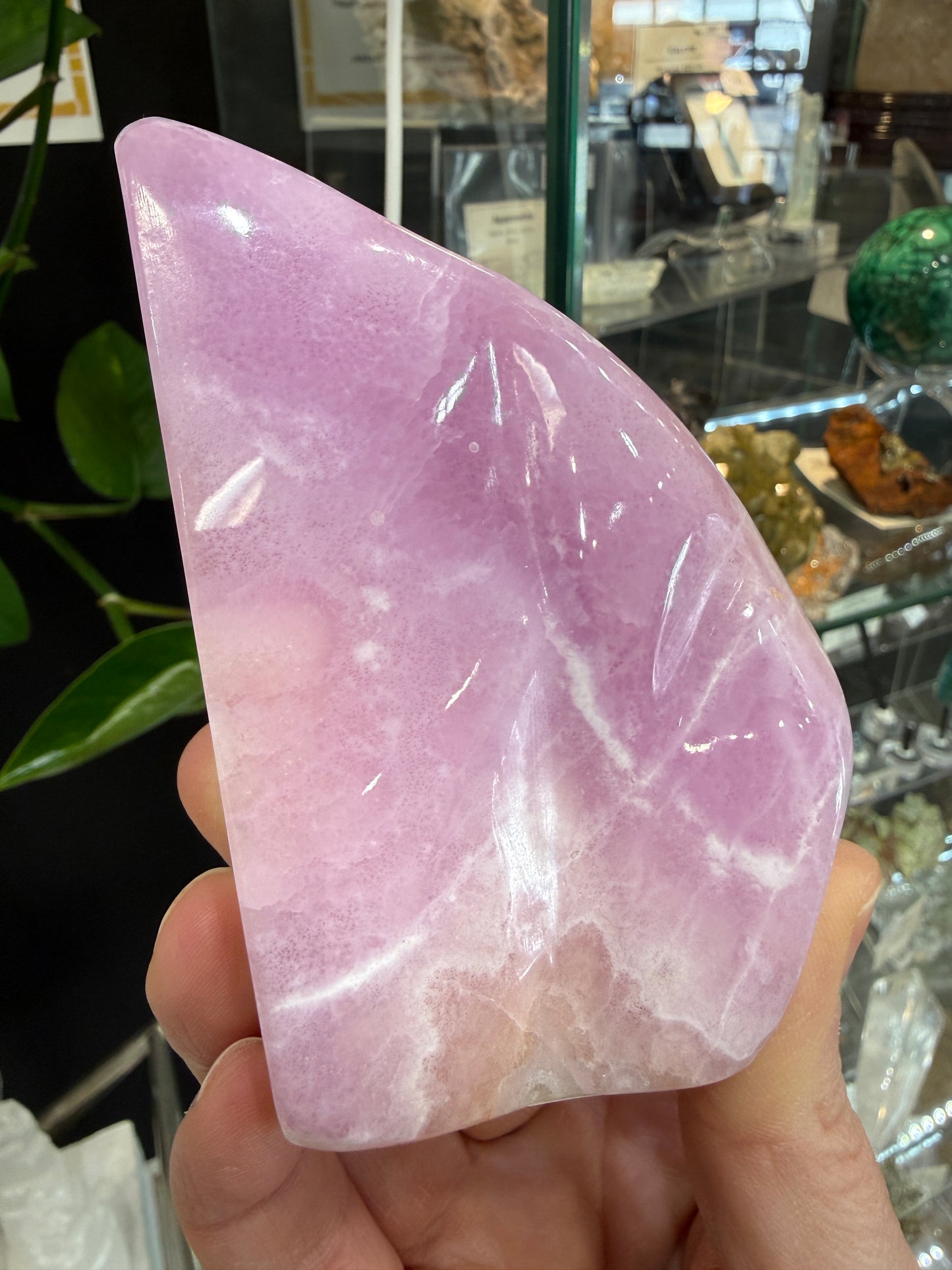 Pink Aragonite Free Form