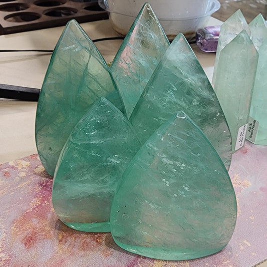 Green Fluorite Flame