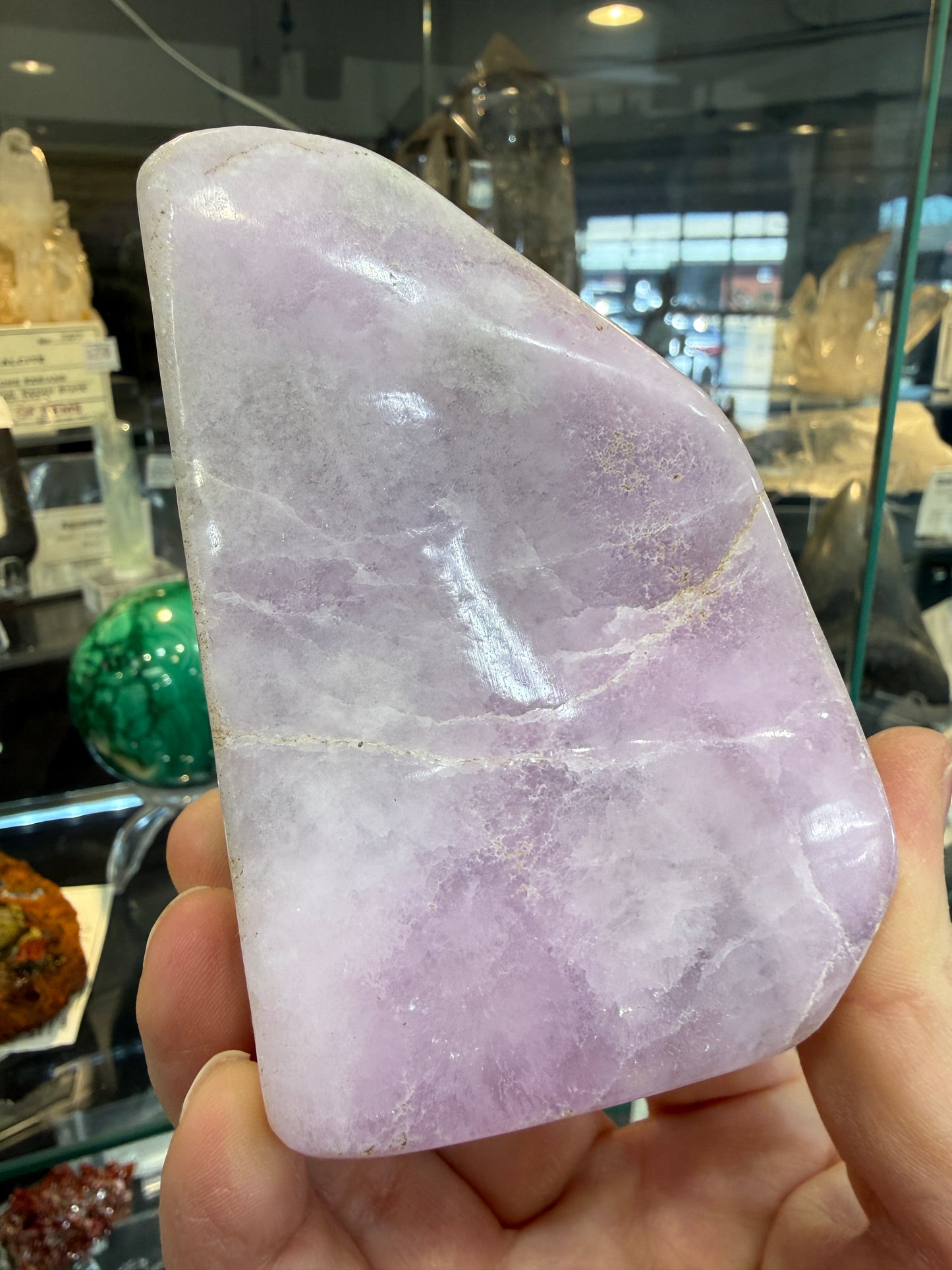 Pink Aragonite Free Form