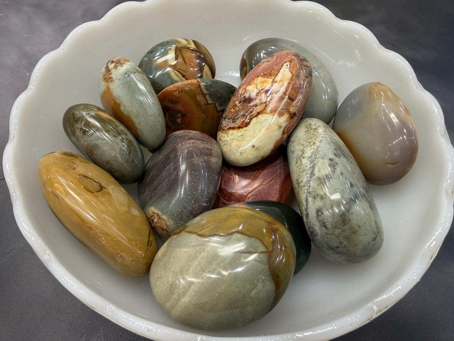 Desert Jasper Palm Stones