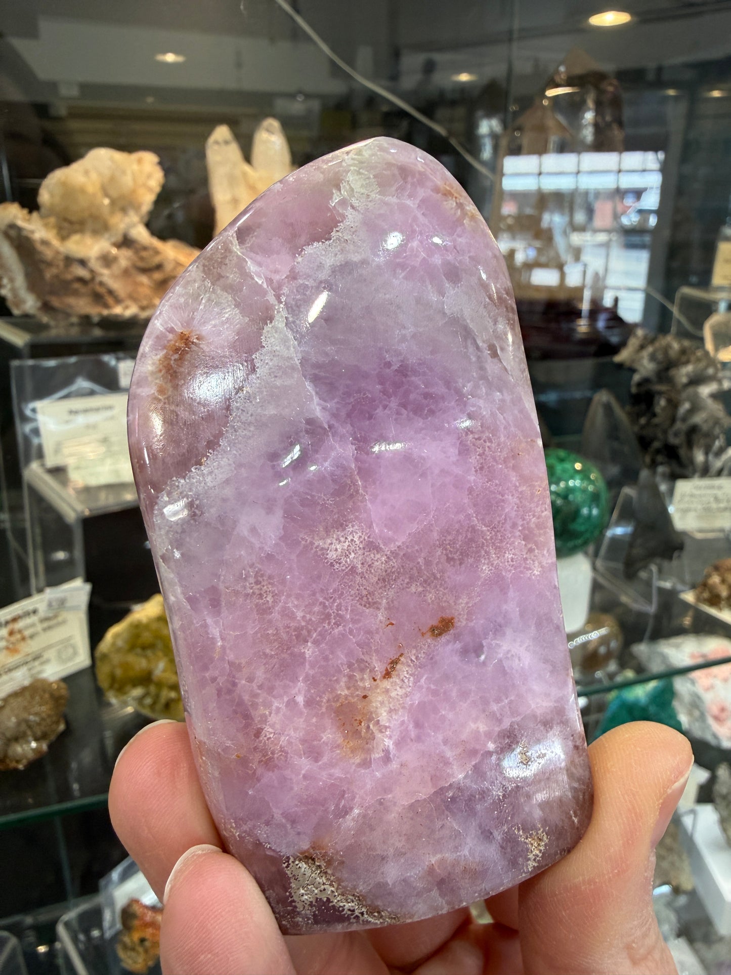 Pink Aragonite Free Form