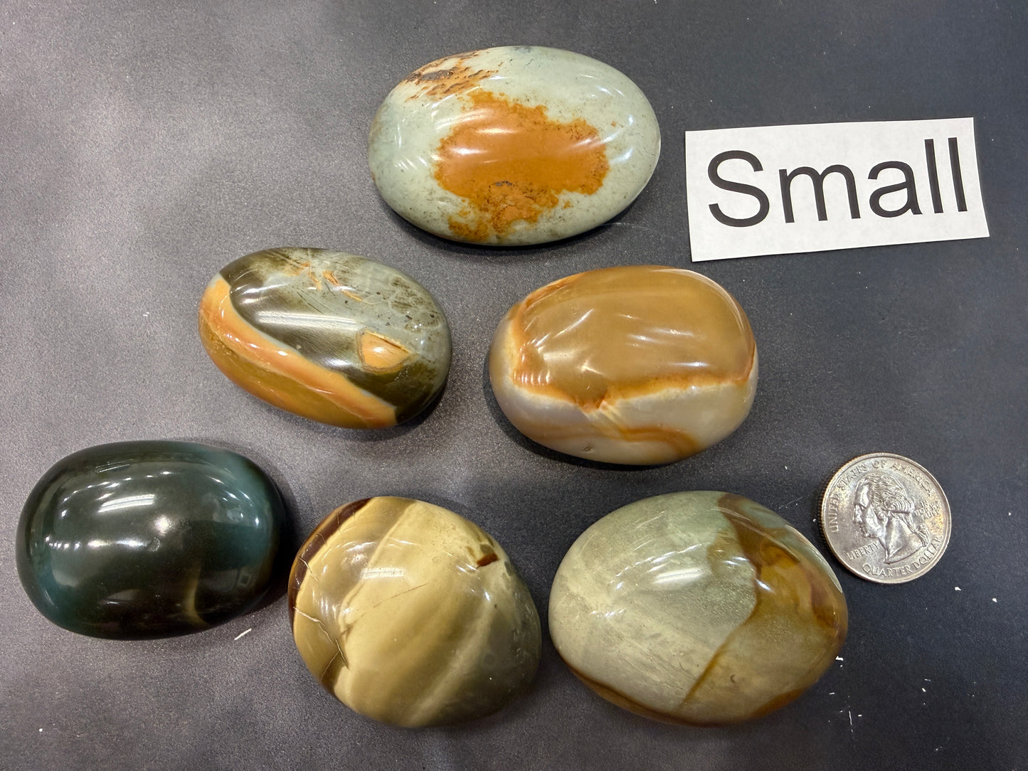 Desert Jasper Palm Stones