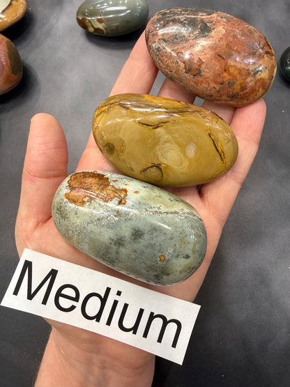 Desert Jasper Palm Stones