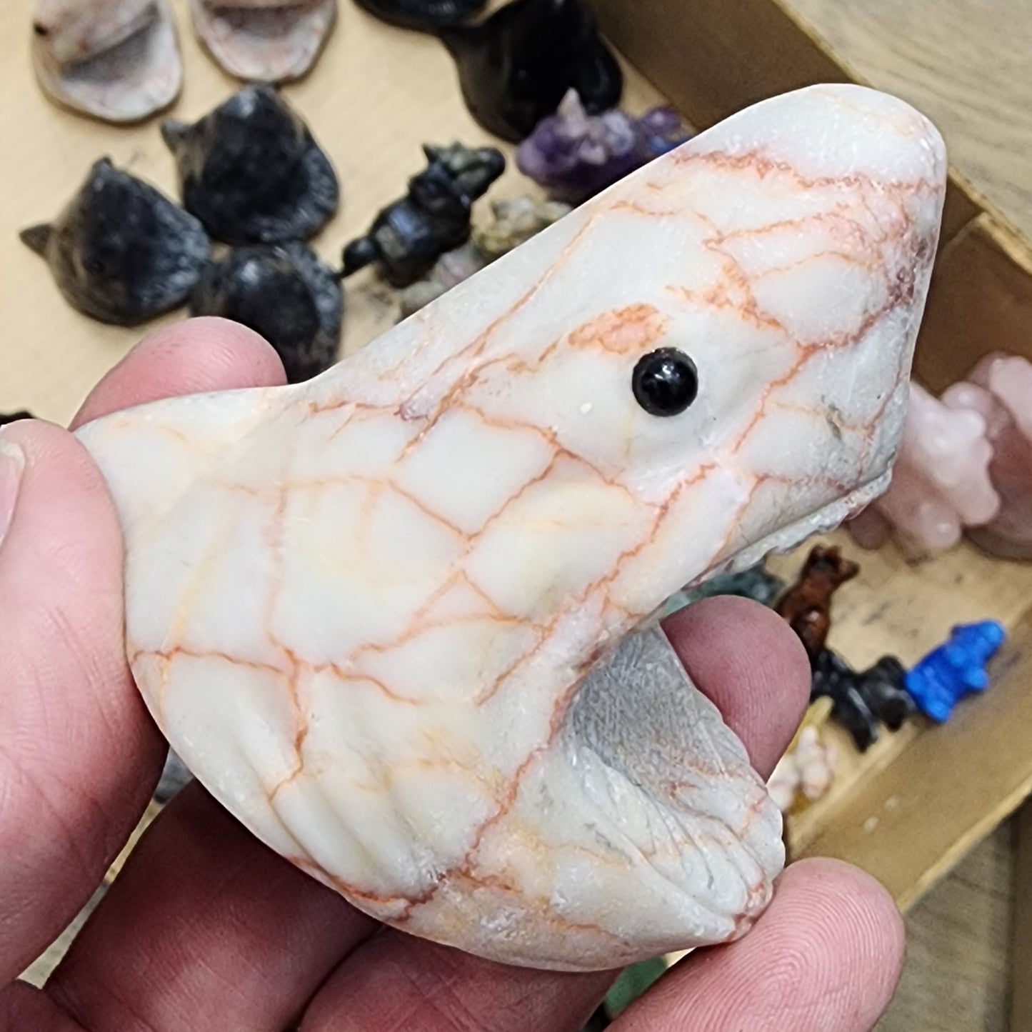Shark Head Carving