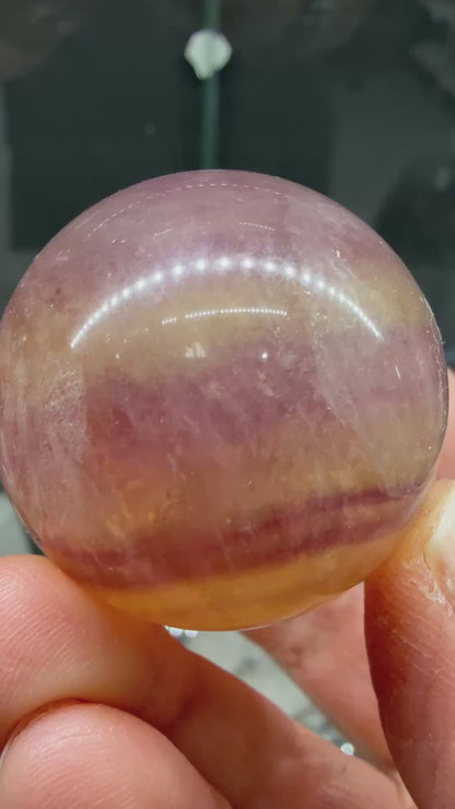 Fluorite Sphere- 1.4 inch diameter
