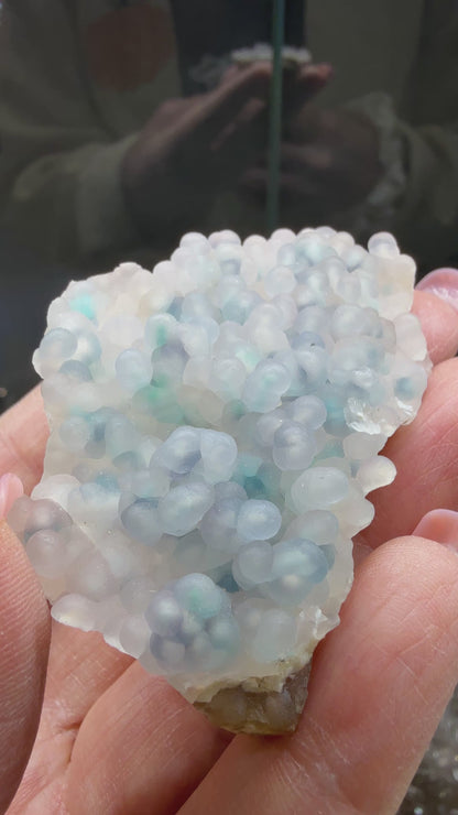 Botryoidal Chalcedony with Chrysocolla & Copper- Sesepe, Laiwui District, South Halmahera Regency, North Maluku Province, Indonesia