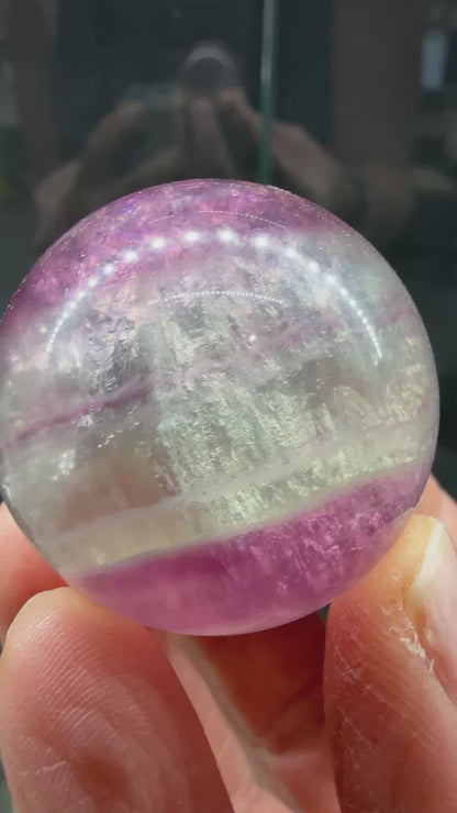 Fluorite Sphere- 1.3 inch diameter