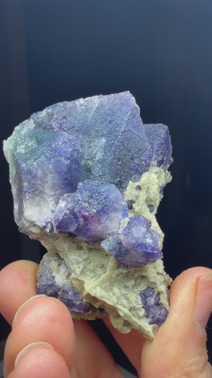 Fluorite, Barite- Nakaye #4 Mine, Derry District, Sierra Co, New Mexico, USA