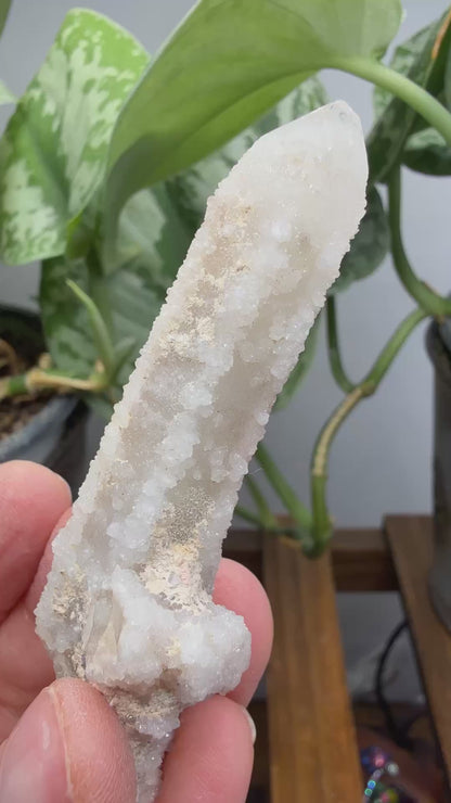 Witch’s Finger Druzy Quartz (White Cactus Quartz)- Boekenhouthoek, South Africa