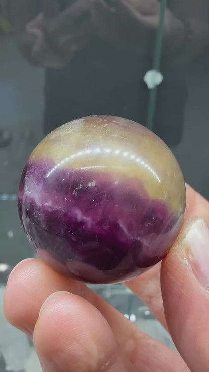 Fluorite Sphere- 1.3 inch diameter