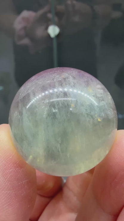 Fluorite Sphere- 1.25 inch diameter