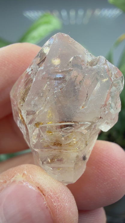 Petroleum Quartz Sceptre ("Firefly Quartz")- Madirobe, Antsalova District, Melaky, Madagascar