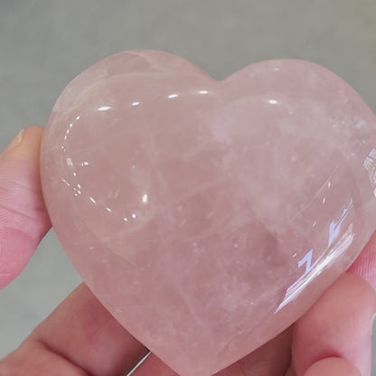 Rose Quartz Heart - 2.4 inches