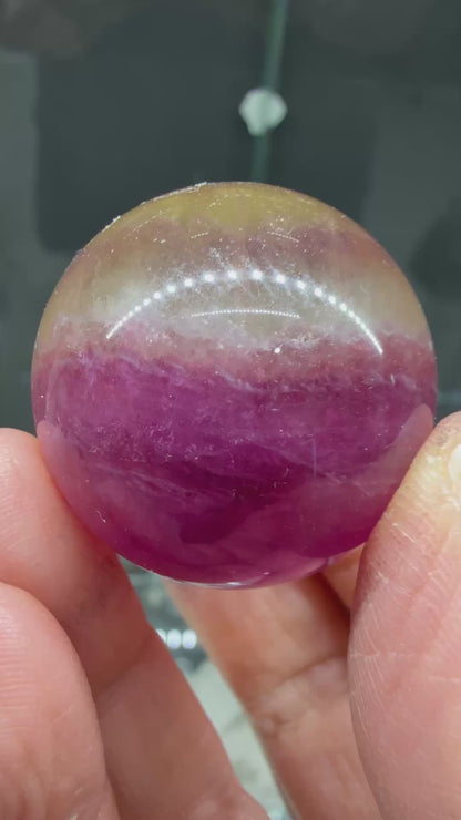 Fluorite Sphere- 1.25 inch diameter