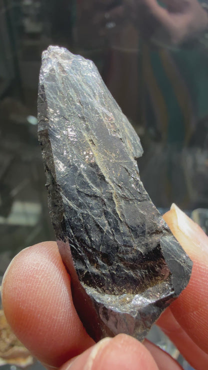 Samarskite-(Y)- Texas Creek, Fremont County, Colorado
