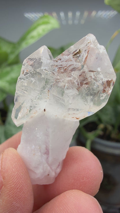 Petroleum Quartz Sceptre ("Firefly Quartz")- Madirobe, Antsalova District, Melaky, Madagascar