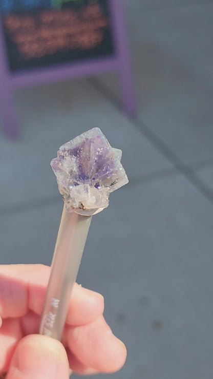 Fluorite- Naughty Gnome Pocket, Diana Maria Mine, Frosterley, Weardale, Co. Durham, England