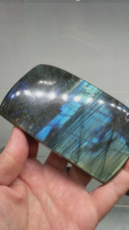 Labradorite Freeform with Blue Flash- 4.2" inches