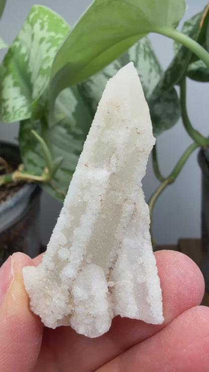 Witch’s Finger Druzy Quartz (White Cactus Quartz)- Boekenhouthoek, South Africa