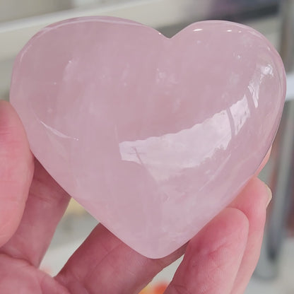 Rose Quartz Heart - 2.3 inches