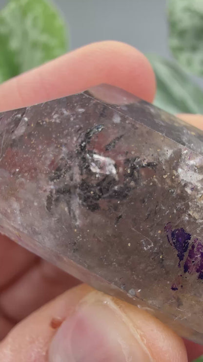 Quartz Enhydro (fluid and carbonaceous inclusions)