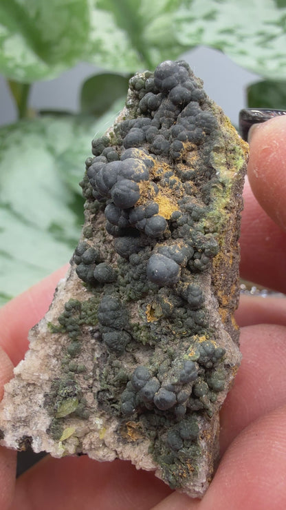 Duftite with Calcite & Wulfenite- Ojuela Mine, Mapimí, Mexico