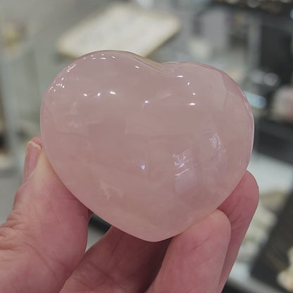 Rose Quartz Heart - 1.9 inches