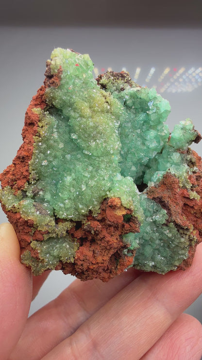Adamite (Cuprian/Copper-bearing)- Ojuela Mine, Mapimí, Durango, Mexico
