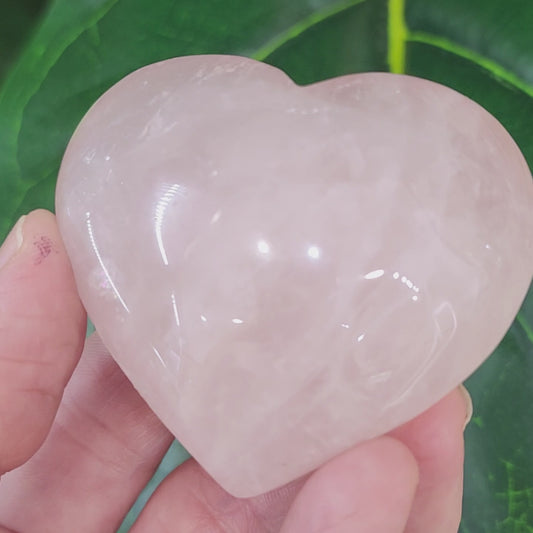Rose Quartz Heart - 2.2 inches