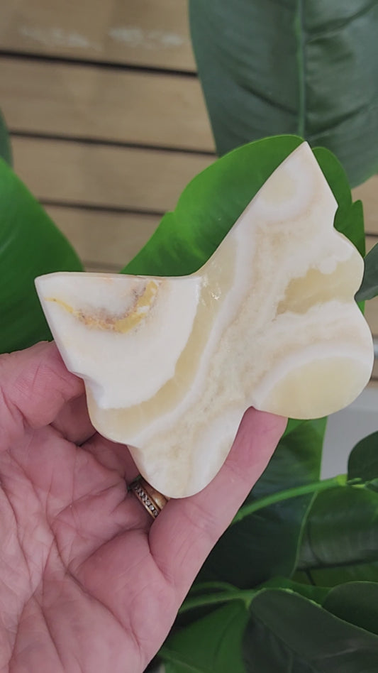 Orange Calcite Butterfly - 3 inches