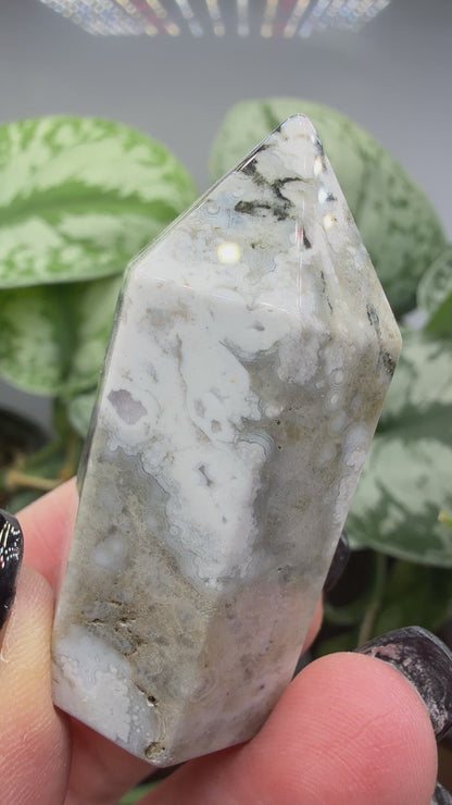 Orbicular Jasper Tower- Madagascar