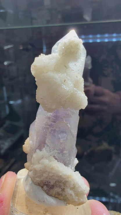 Amethyst, Calcite- Unattributed Locality